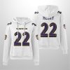 Ravens Derrick Henry 22 Waffle Hoodie 2