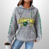 Roughriders 112th Grey Cup Champions 2025 Waffle Hoodie 3