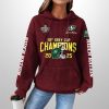Roughriders 112th Grey Cup Champions 2025 Waffle Hoodie 4