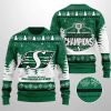 Roughriders 2025 Grey Cup Champions Ugly Christmas Sweater