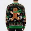 Running Team Gingerbread Man Ugly Christmas Sweater 2