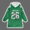 SB 26 Philadelphia Football Signature Unisex Blanket Hoodie 2