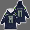 S.N 11 Seattle Football Unisex Blanket Hoodie