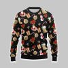 Saints Santa Claus Snowman Ugly Christmas Sweater
