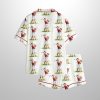 Santa Golfing Christmas Santa Love Golf Sports Satin Pajama Set 2