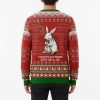 Say It or Die Rabbit Ugly Christmas Sweater 2