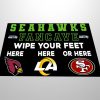 Seahawks Fancave Wipe Your Feet Here Here Or Here Arizona Rams 49ers Doormat