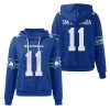 Seahawks Jaxon Smith-Njigba 11 Waffle Hoodie