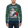 Seahawks Santa All I Want For Christmas Is SB Ugly Christmas Sweater