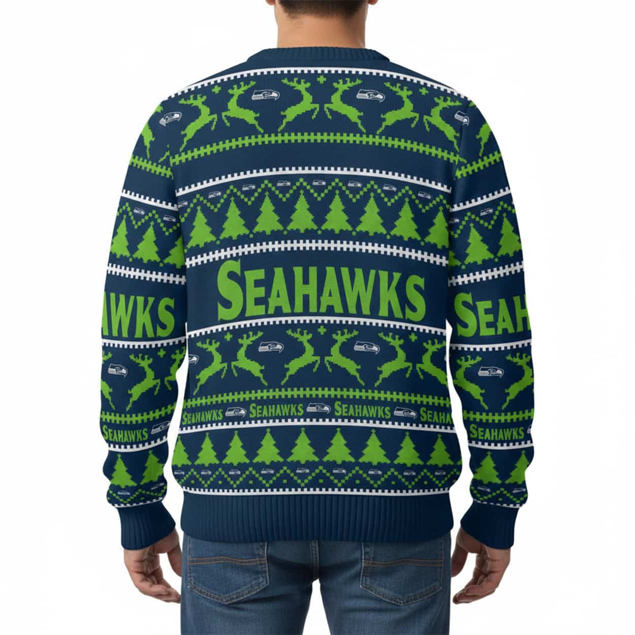 Seahawks Santa All I Want For Christmas Is SB Ugly Christmas Sweater 2 Seahawks Santa All I Want For Christmas Is SB Ugly Christmas Sweater 2