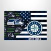 Seahawks x Mariners Personalized Flag