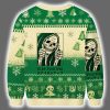 Stay Positive Skeleton Ugly Christmas Sweater 3