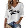 Steelers 1933 Football Waffle Long Sleeve Shirt 2