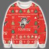 Strawberry Jam Cat Ugly Christmas Sweater 2
