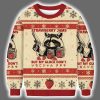 Strawberry Jams Glock Funny Raccoon Ugly Christmas Sweater 2