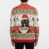 Taking A Cat To Eat Ramen Ugly Christmas Sweater 2