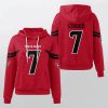 Texans CJ Stroud 7 Waffle Hoodie 2