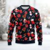 Texans Santa Claus Snowman Ugly Christmas Sweater 3 Texans Santa Claus Snowman Ugly Christmas Sweater 2