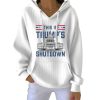 This Is Trumps Shutdown Print Pit Striped Hoodie 2