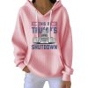 This Is Trumps Shutdown Print Pit Striped Hoodie 3