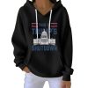 This Is Trumps Shutdown Print Pit Striped Hoodie 4