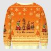 Tis the Season Grnch Ugly Christmas Sweater 3