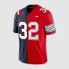 TreVeyon Henderson Patriots And Ohio State Jersey 2