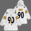 Trent Jordan Watt 90 Pittsburgh Football Unisex Blanket Hoodie 2
