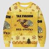 Tux Evasion Shrimp Funny Ugly Christmas Sweater 2