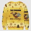 Tux Evasion Shrimp Funny Ugly Christmas Sweater 3