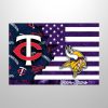 Twins x Vikings Personalized Flag