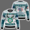 US Coast Guard God Found The Strongest Men And Made Them Veteran Ugly Christmas Sweater