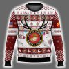 US Marine Corps God Found The Strongest Men And Made Them Veteran Ugly Christmas Sweater 2