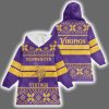 Ugly Minnesota Football Unisex Blanket Hoodie