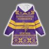 Ugly Minnesota Football Unisex Blanket Hoodie 2
