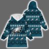 Ugly Philadelphia Football Unisex Blanket Hoodie