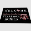 Welcome This House Cheers For The Aggies Doormat