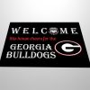 Welcome This House Cheers For The Bulldogs Doormat