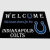 Welcome This House Cheers For The Colts Doormat