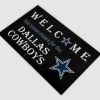 Welcome This House Cheers For The Cowboys Doormat 3