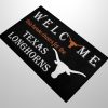 Welcome This House Cheers For The Longhorns Doormat 3