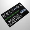 Welcome This House Cheers For The Seahawks Doormat 2