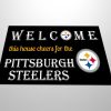 Welcome This House Cheers For The Steelers Doormat