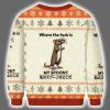 Where The Fck Is My Spoon Mouse Funny Ugly Christmas Sweater 3