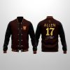 Wyoming Football Josh Allen 17 2025 Baseball Jacket
