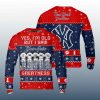 Yes I Am Old But I Saw Yankees Greatness Ugly Christmas Sweater
