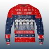 Yes I Am Old But I Saw Yankees Greatness Ugly Christmas Sweater 2