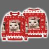 You're Either a Smart Fella Cat Meme Ugly Christmas Sweater