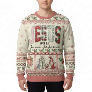 Jesus The Reason For Season Christian Ugly Sweater