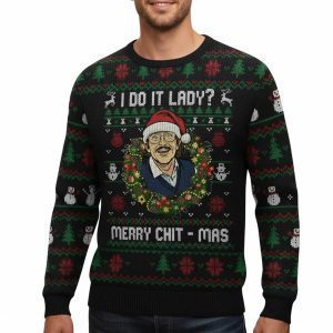 Jay Renshaw Do It Lady Merry Chit – mas Ugly Christmas Sweater